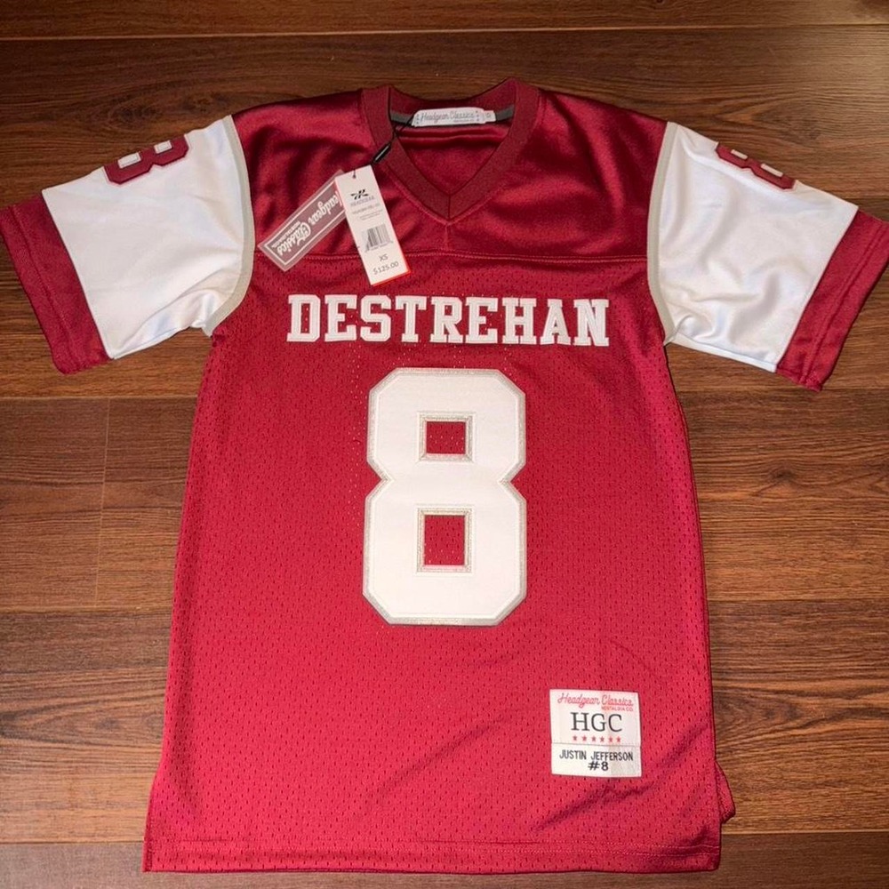 Headgear Classics Justin Jefferson high school football jersey